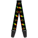 Grateful Dead - Rasta SYF Guitar Strap - Accessories