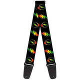 Grateful Dead - Rasta SYF Guitar Strap - Accessories