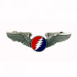 Grateful Dead - Round Bolt Pilot Wings Pin