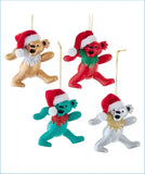 Grateful Dead - Santa Dancing Bear Christmas Ornament - Gratefuldeadshop.com