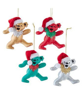 Grateful Dead - Santa Dancing Bear Christmas Ornament - Holiday Ornaments