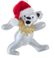 Grateful Dead - Santa Dancing Bear Christmas Ornament - Silver - Holiday Ornaments