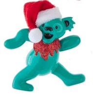 Grateful Dead - Santa Dancing Bear Christmas Ornament - Green - Holiday Ornaments