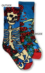 Grateful Dead - Skeleton and Roses Bertha Socks - Socks