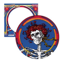 Grateful Dead - Skull & Roses Round Jigsaw Puzzle - Jigsaw Puzzles