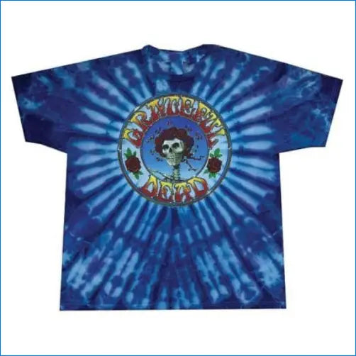 ▼ Grateful Dead taidai T shirt ▼ Vintage Printed Tie Dye Rock T-shirt - 