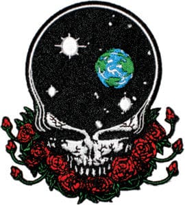 Grateful Dead - Space Your Face Oversized Embroidered Back Patch - Patches