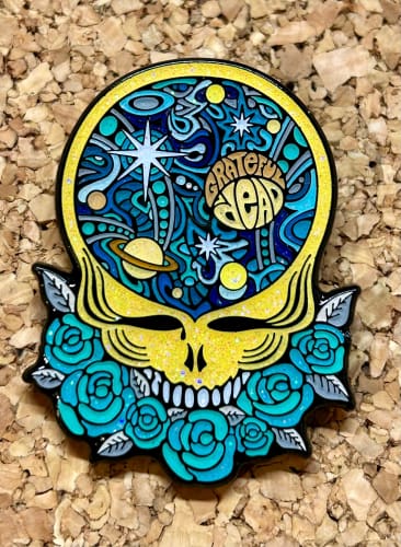 Grateful Dead - Space Your Face Sea Wolf Danny Steinman Pin - Buttons & Pins