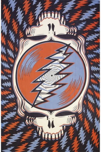 Grateful Dead - Spin Your Face Mini Tapestry - Decorative Tapestries