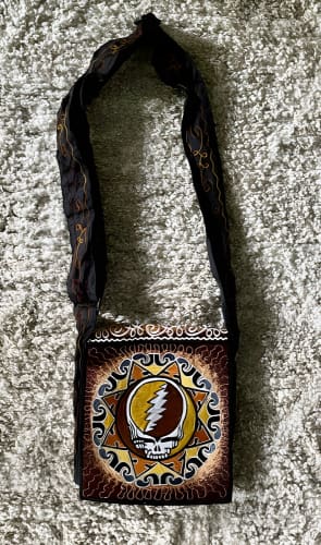 Grateful Dead - Steal Your Face Mandala Embroidered Bag - Handbags