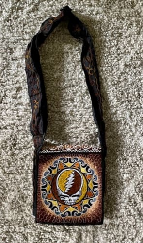 Grateful Dead - Steal Your Face Mandala Embroidered Bag - Handbags