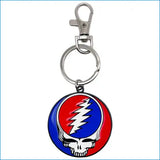 Keychain with Grateful Dead logo on a white background