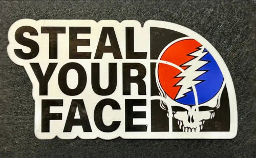 Grateful Dead ’Steal Your Face’ sticker.