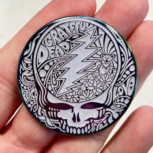 Grateful Dead - Steal Your Face ’Polar’ Pin by Danny Steinman - Brooches & Lapel Pins