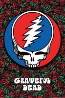 Grateful Dead - Steal Your Face Roses Poster - Posters