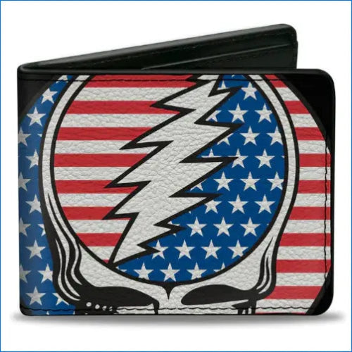 Grateful Dead - Steal Your Face Stars and Stripes Close-up Wallet