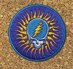 Grateful Dead - Steal Your Face Sun Embroidered Patch - Patches