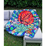 Grateful Dead - Steal Your Face Swirl Woven Throw Blanket - Blankets