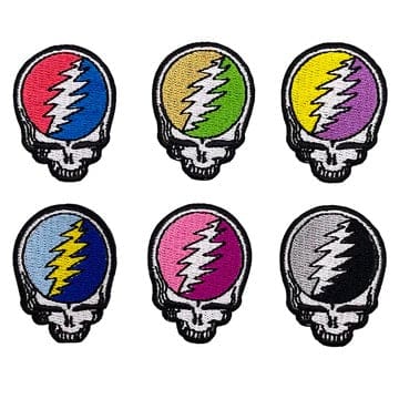 Grateful Dead - Steal Your Face Variety Patch Pack - Patches