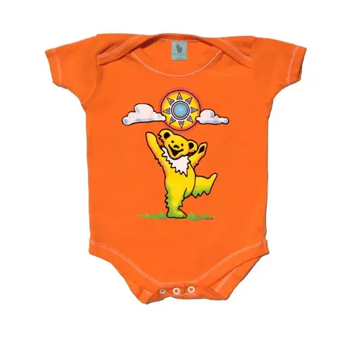 Grateful Dead - Sunny Dancing Bear Baby Onesie - 6 months - Baby One-Pieces