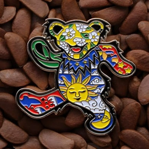 Oso relámpago Grateful Dead Sunshine Chapa