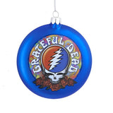 Grateful Dead - SYF 100 mm Glass Disc Holiday Ornament - Holiday Ornaments