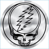 Grateful Dead SYF Metallic Silver Chrome Sticker