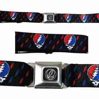 Grateful Dead - SYF Mini Lightning Bolts Seatbelt Belt - Regular - Accessories