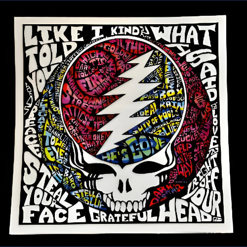 Grateful Dead Danny Steinman SYF Song Titles Sticker