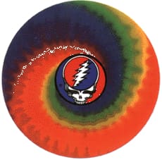 Grateful Dead - Syf Tie Dye Spiral Sticker - Sticker