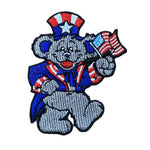 Grateful Dead - Uncle Sam Dancing Bear Iron On Patch - Patches