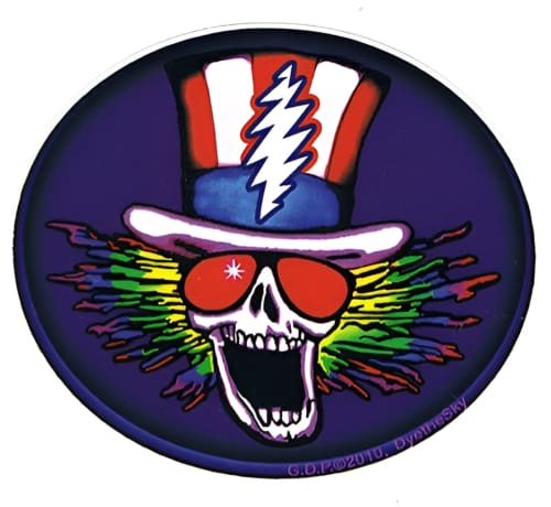 Grateful Dead - Uncle Sam Mini Sticker - Sticker