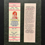 Concert ticket for the Grateful Dead from May 29, 1972, priced at $23.50.