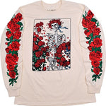 Grateful Dead -  Woodcut Wheel & Roses Long Sleeve T-Shirt