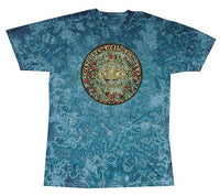 Grateful Dead - Woodcut Tie Dye T-Shirt - Medium - T-Shirts