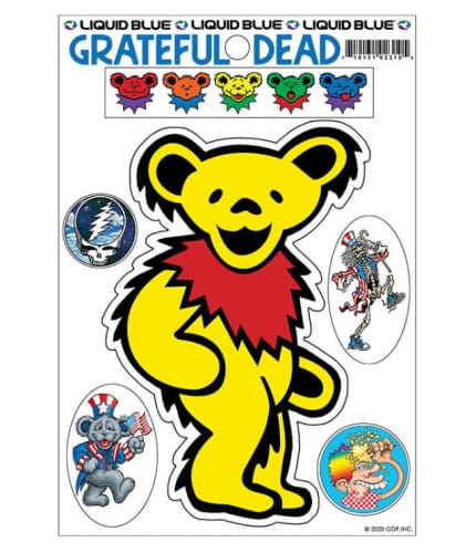 Grateful Dead - Yellow Dancing Bear Sticker - Sticker