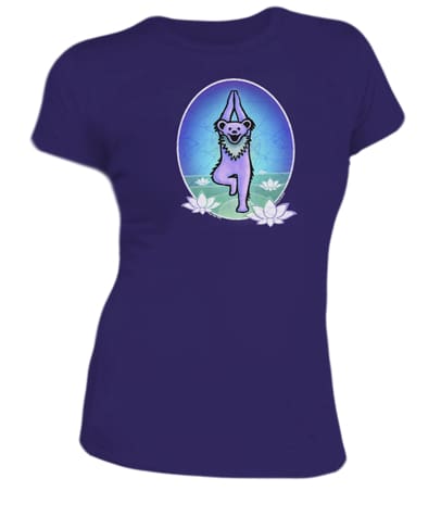 Grateful Dead - Yoga Dancing Bear Juniors T-Shirt - Small - T-Shirts