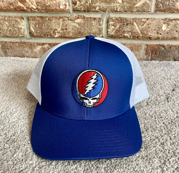 Grateful Dead - SYF Blue & White Trucker Snapback Hat