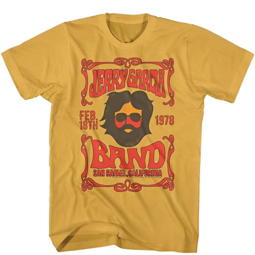 Jerry Garcia Band - 1978 San Rafael CA T-Shirt - Medium - T-Shirts