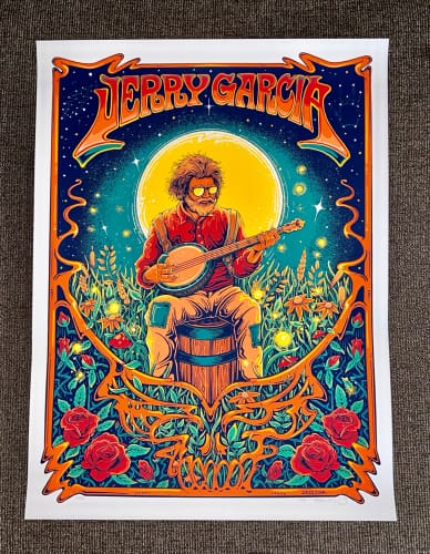 Jerry Garcia - Limited Edition 2023 Art Print - Posters