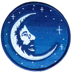 Jerry Garcia - Jerry Moon Embroidered Iron On Patch - Patches