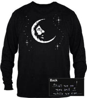 Jerry Garcia - Jerry Moon Long Sleeve T-Shirt - Black / Medium - T-Shirts