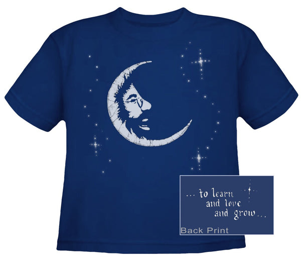 Blue Jerry Garcia Moon Kids T-Shirt