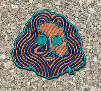 Jerry Garcia - Pop Art Face Iron On Patch - Patches