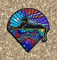 Jerry Garcia - Psychedelic Cats Under The Stars Embroidered Patch - Patches