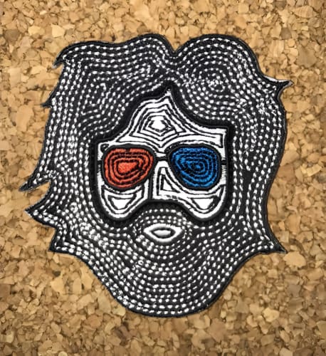 Jerry Garcia - Psychedelic Shades Iron On Patch - Patches