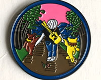 Jerry Garcia - Walking with Bears Pin - Buttons & Pins