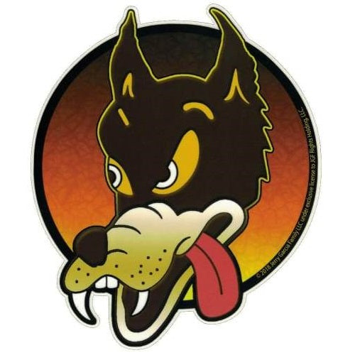 Jerry Garcia - Wolf Guitar Mini Sticker