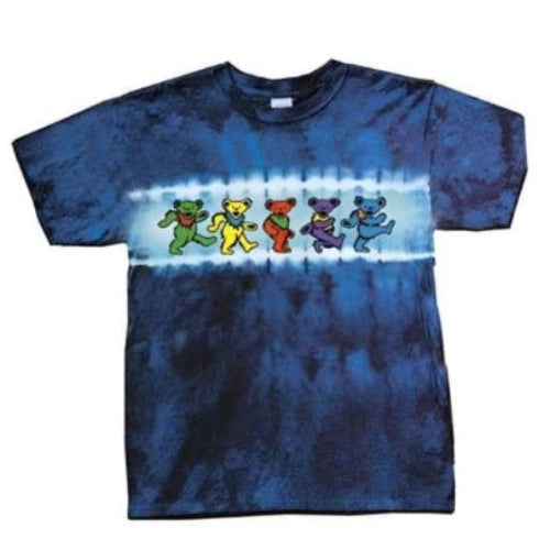 Grateful Dead Dancing Bears Tie Dye Kids T-Shirt -gratefuldeadshop.com