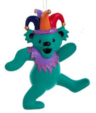 Grateful Dead - Adorno de oso bailando con sombrero festivo
